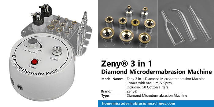 Zeny 3 in 1 Diamond Microdermabrasion Machine Review